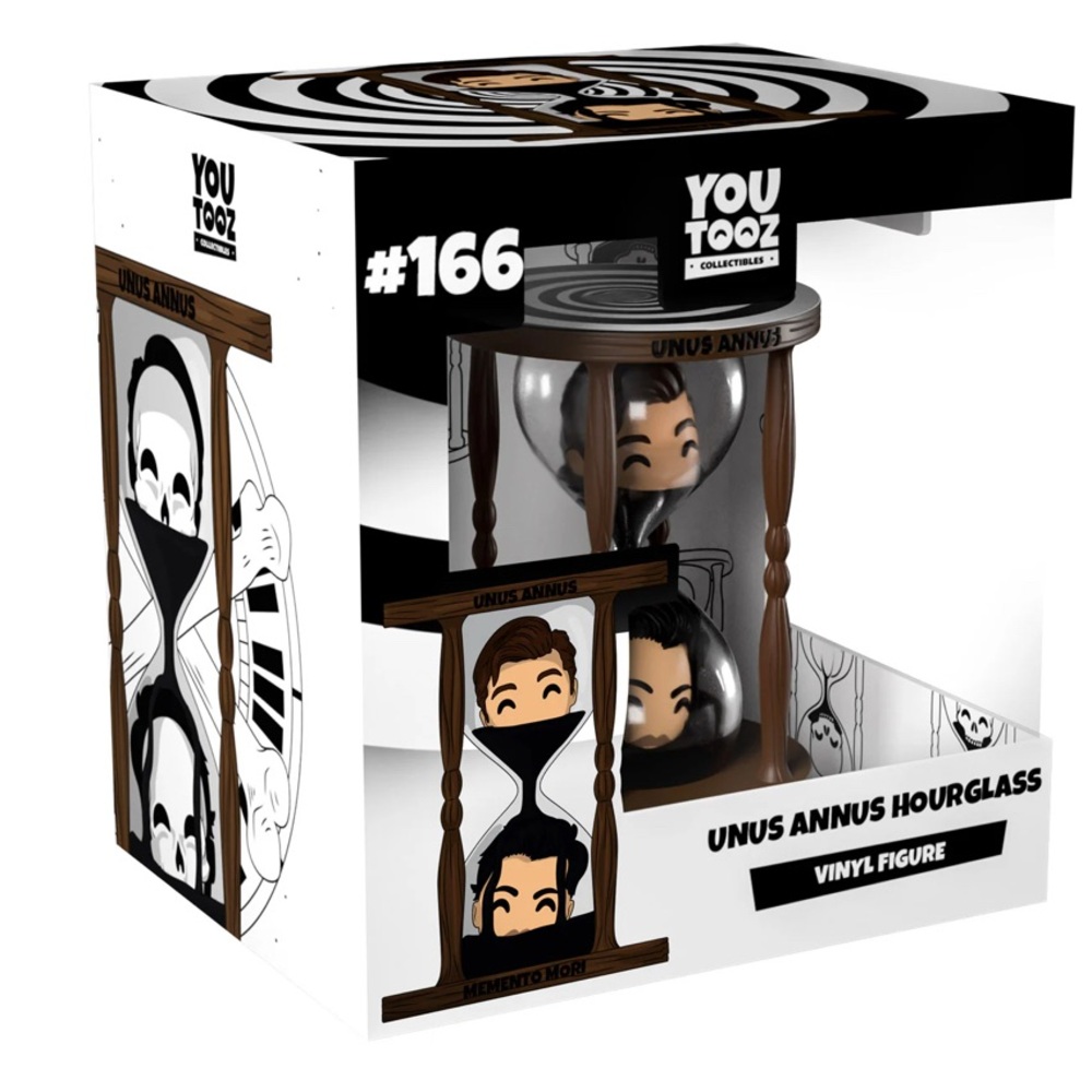 Youtooz Unus Annus Hourglass Vinyl Figure - Black and White